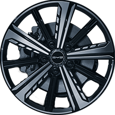 Jante noire BYD, disponible en pièces détachées pour SUV et véhicules électriques