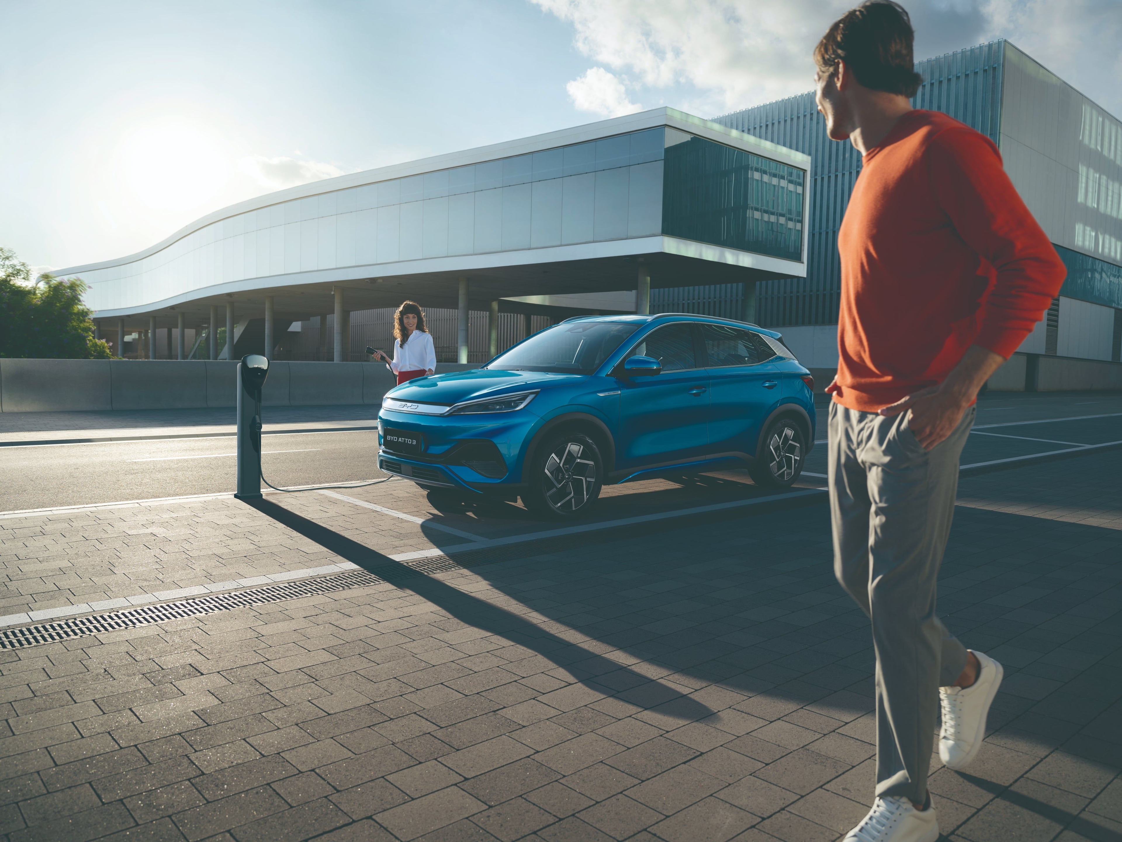 BYD Atto 3 bleu – SUV électrique compact