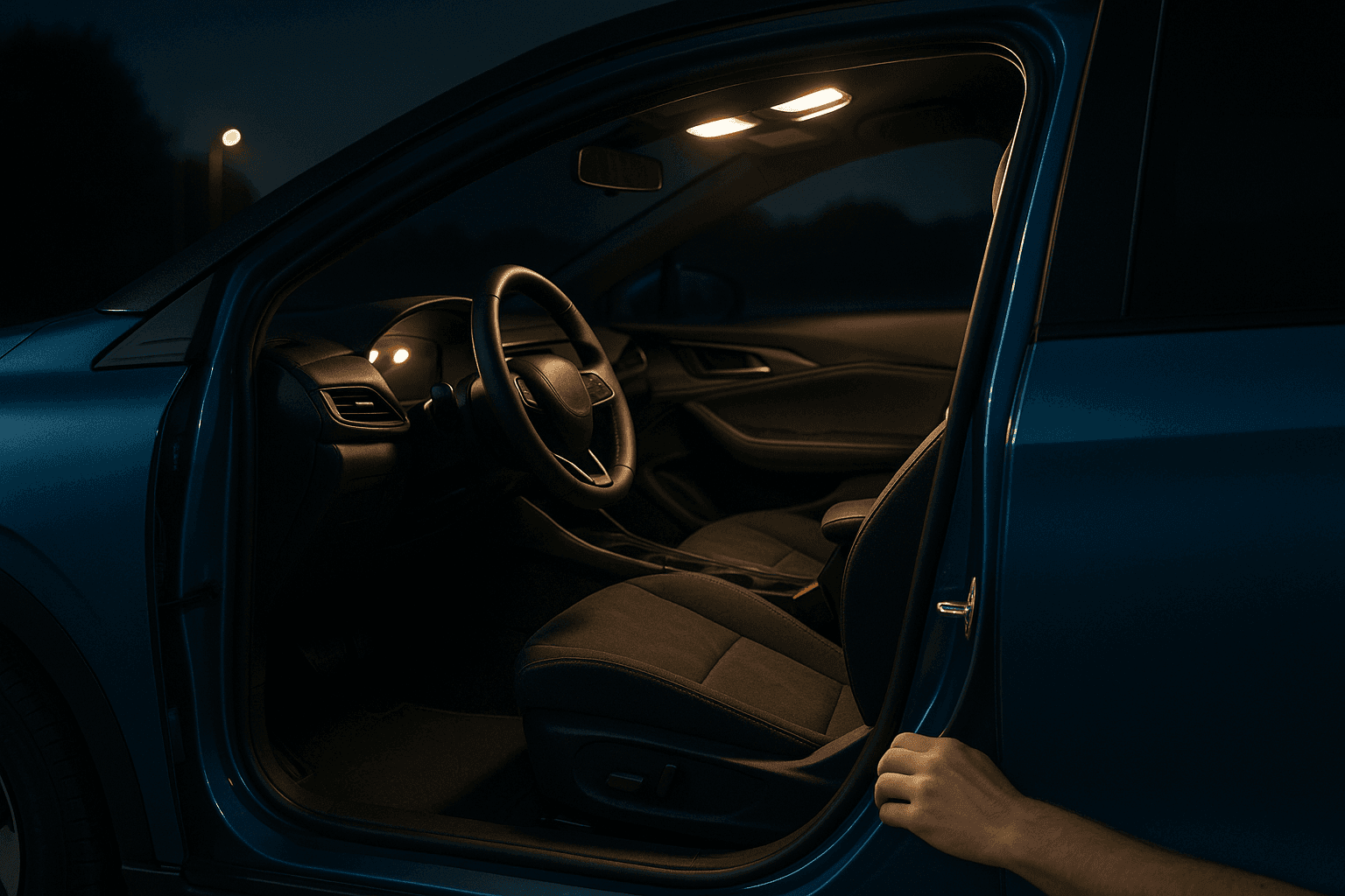 Éclairage automatique intérieur du BYD Dolphin