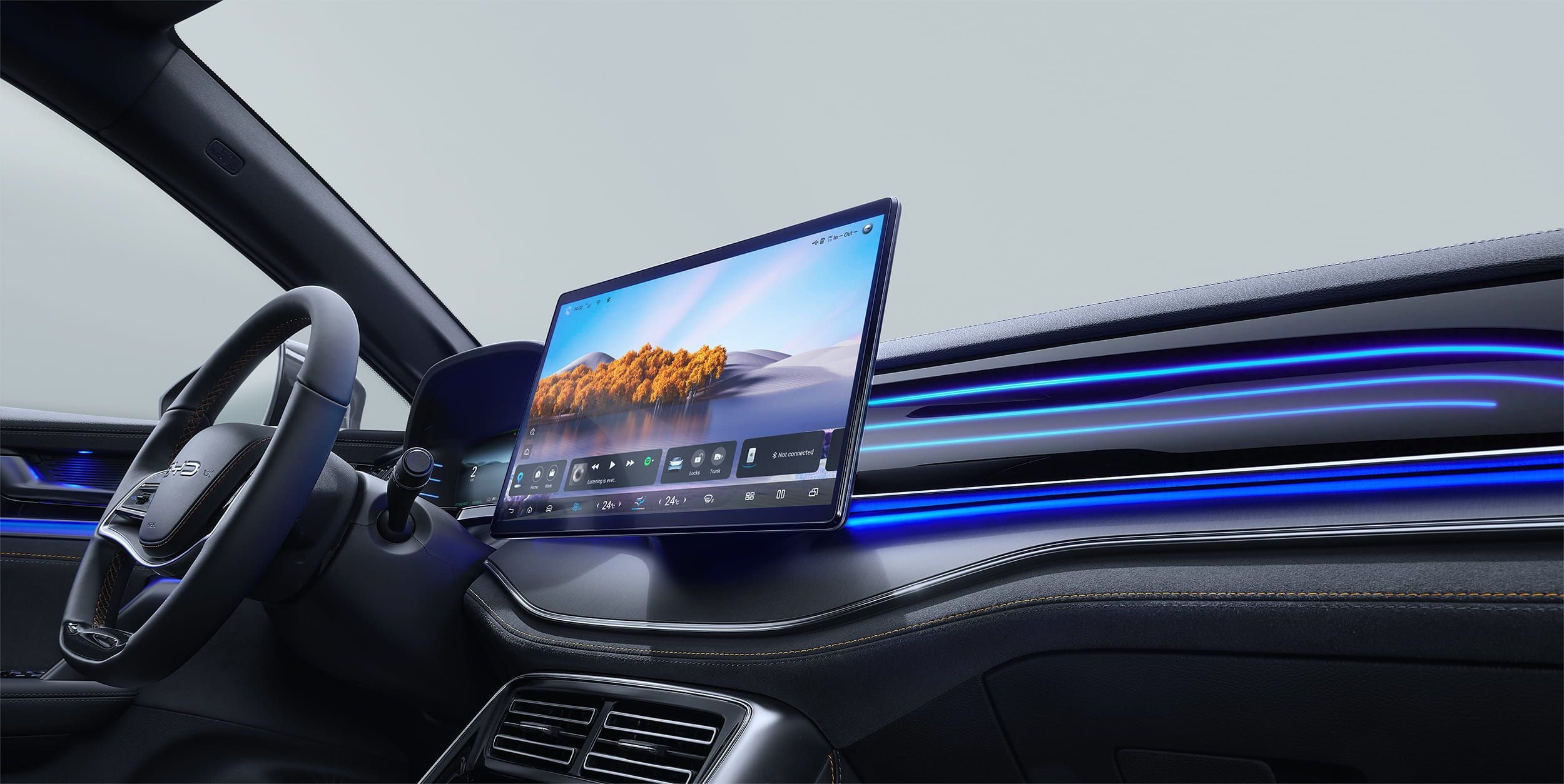ecran-tactile-rotatif-byd-tang Écran tactile rotatif 15,6 pouces du BYD Tang