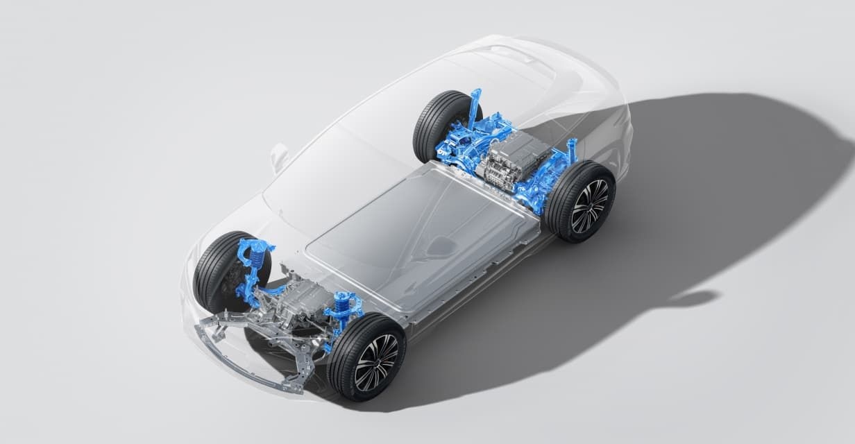 Transmission intégrale du SUV électrique BYD Tang byd-tang-transmission-integrale